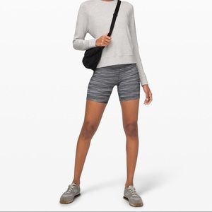 NWT Lululemon 6” Striped Align Biker Shorts